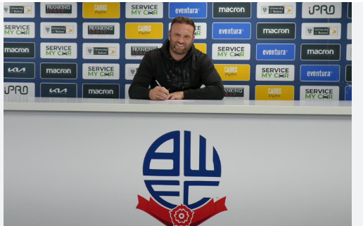 Done deal: Bolton sign free agent