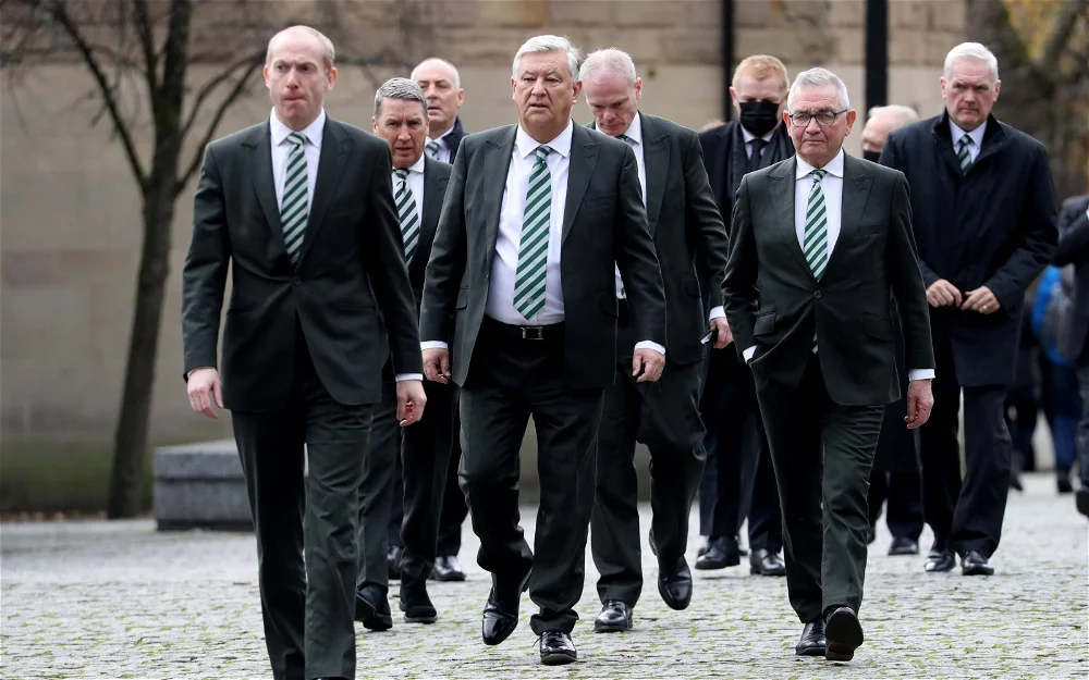 Lawwell performed a u-turn on his need for a cash buffer as Celtic hit the skids?