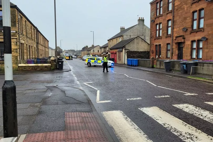 Saltcoats street locked down in relation to murder probe