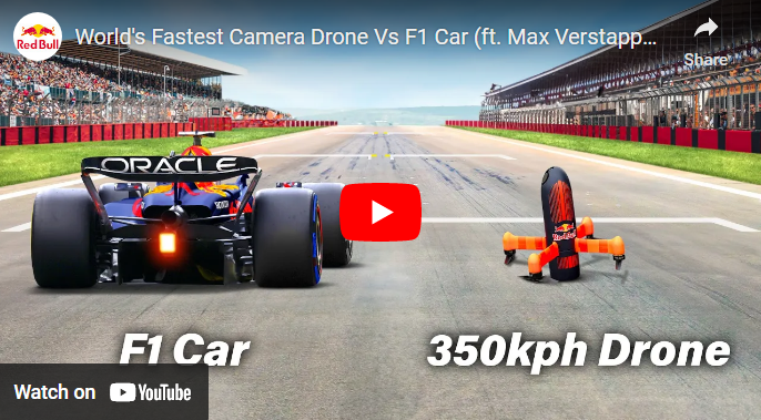 WATCH: World’s fastest drone chases Verstappen around Silverstone